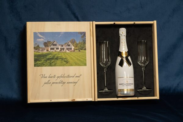 Houten Giftset Moët & Chandon Ice Imperial.