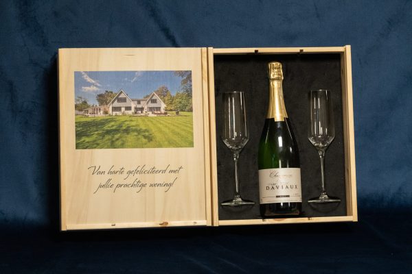 Philippe Daviaux - Blanc de Noirs Houten Giftset